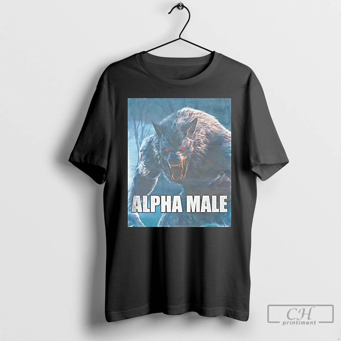Classic Wolf Alpha Male T Shirts