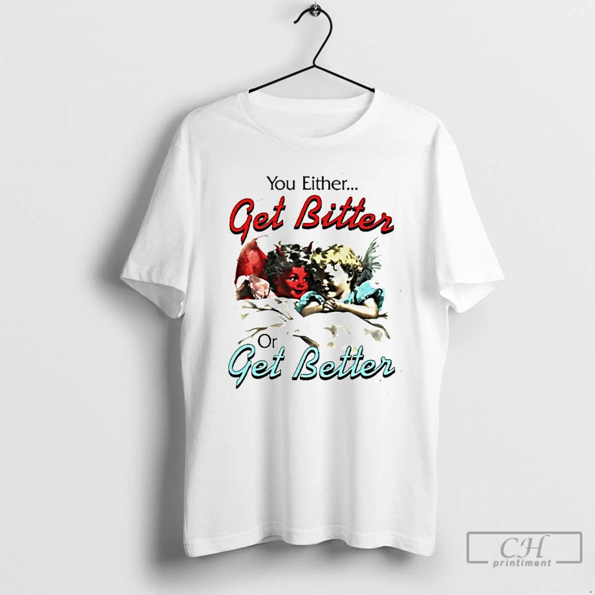 Classic You Either Get Bitter Or Get Better Ornaments T Shirts