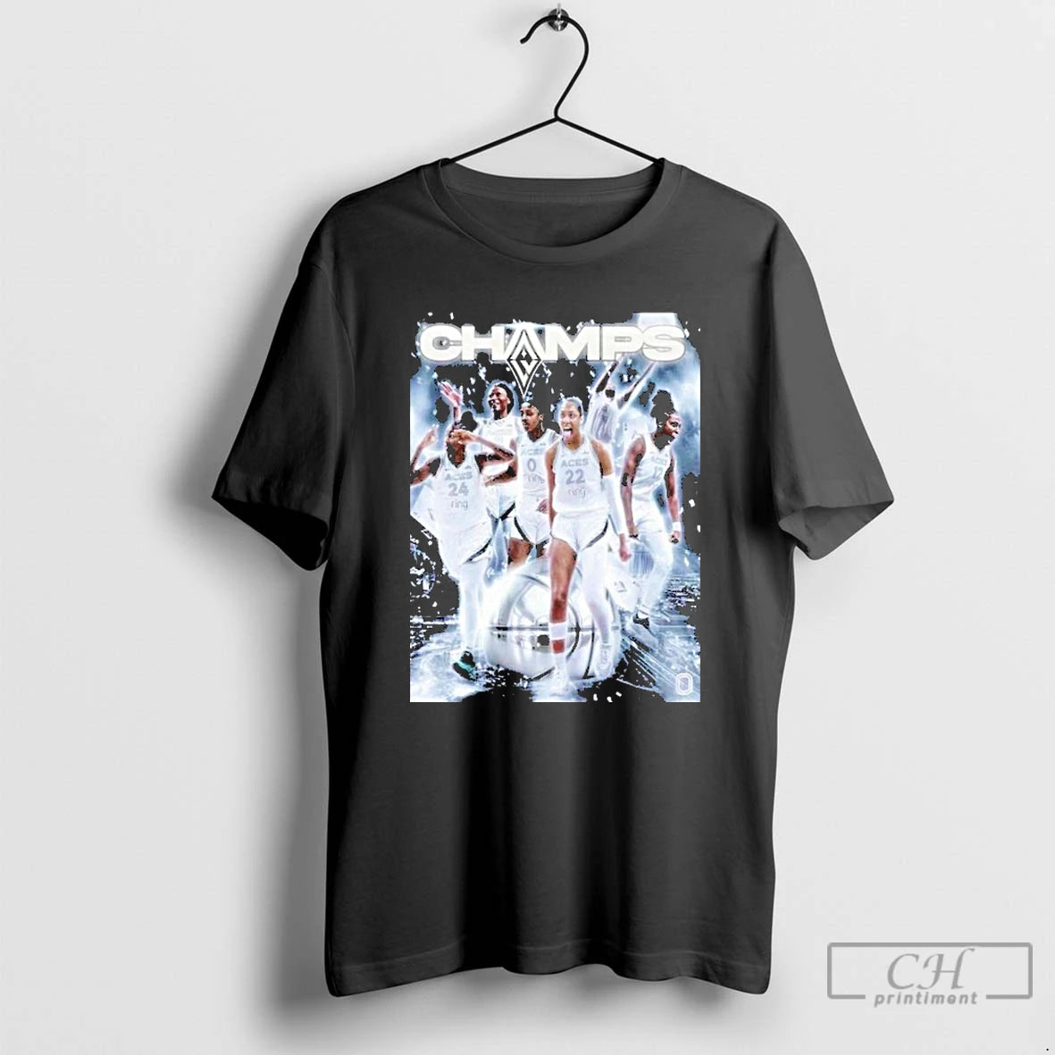 Classic Las Vegas Aces Win The 2025 Wnba Champs Three Of A Kind T Shirts