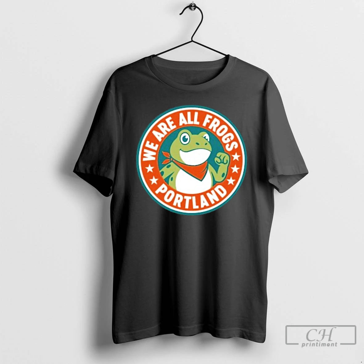 Classic We Are All Frogs Funny Portland Frog Abolish Ice T Shirts