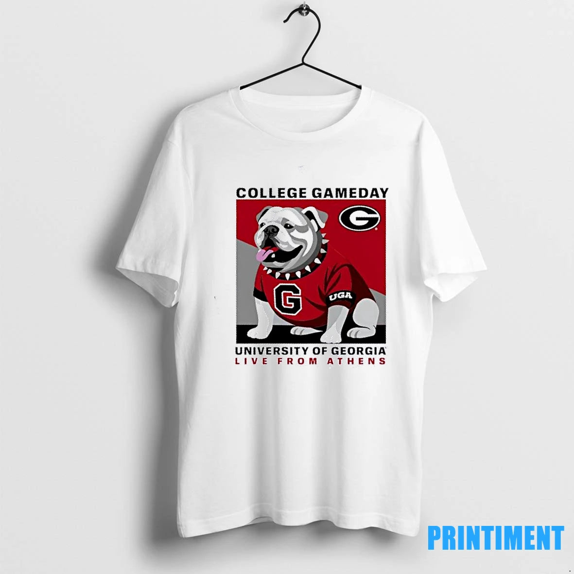College Gameday University Of Georgia Bulldogs Mascot Live From Athens Tshirts Sweater