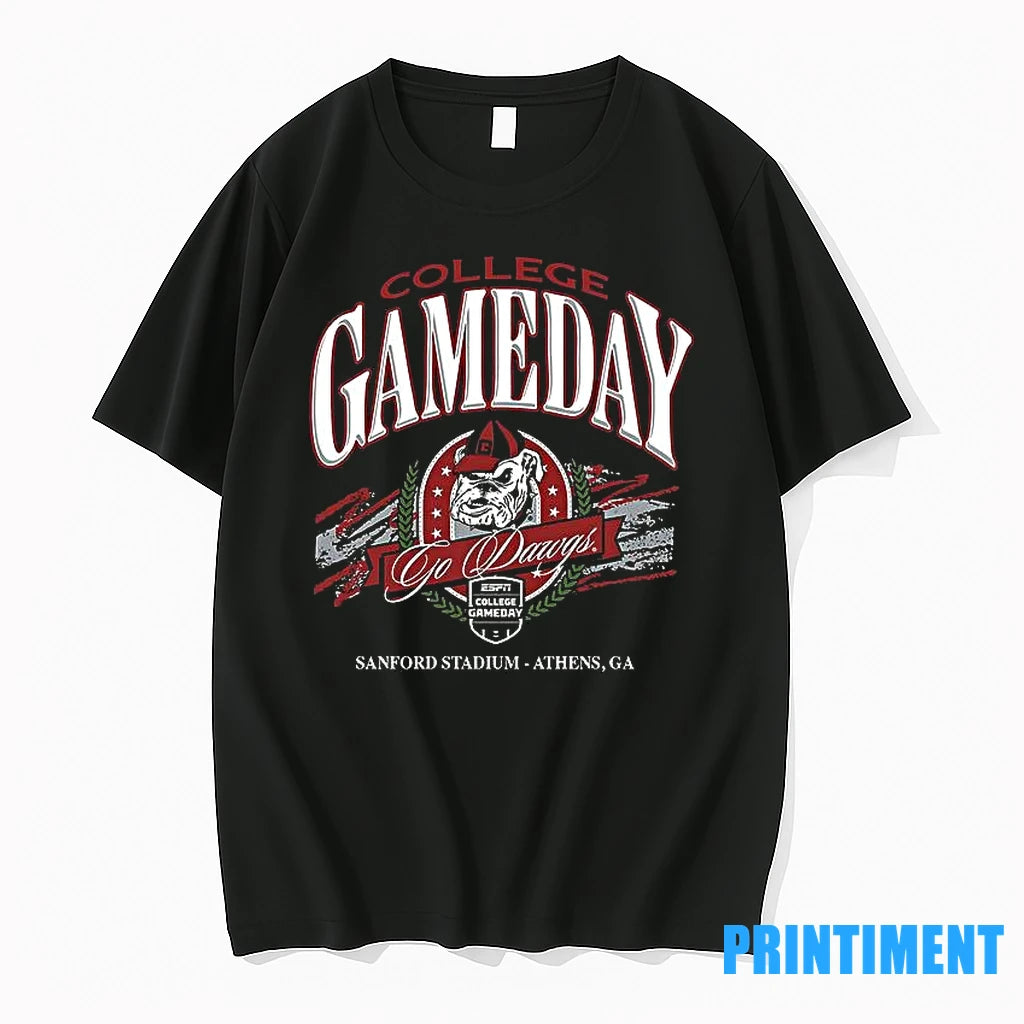 College Gameday Georgia Go Dawgs Sanford Stadium Athens Ga Tshirts Sweater