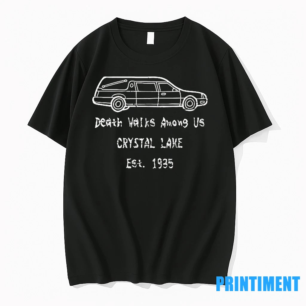 Death Walks Among Us Crystal Lake Est 1935 Tshirts Sweater