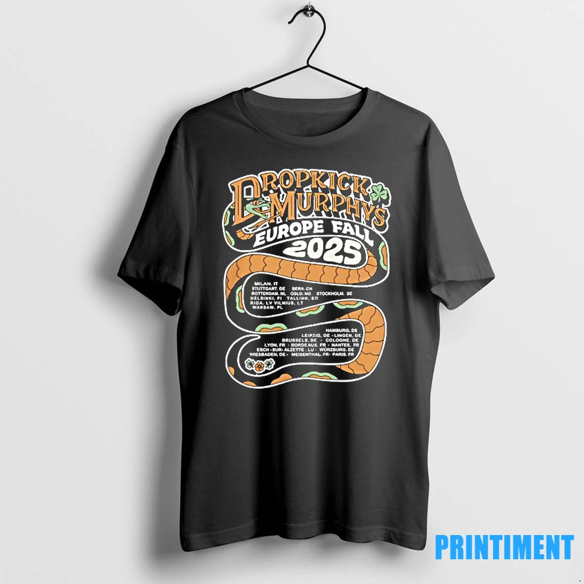 Dropkick Murphys Europe Fall Tour 2025 Tshirts Sweater