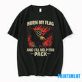 Eagle Burn My Flag And Ill Help You Pack Tshirts Sweater