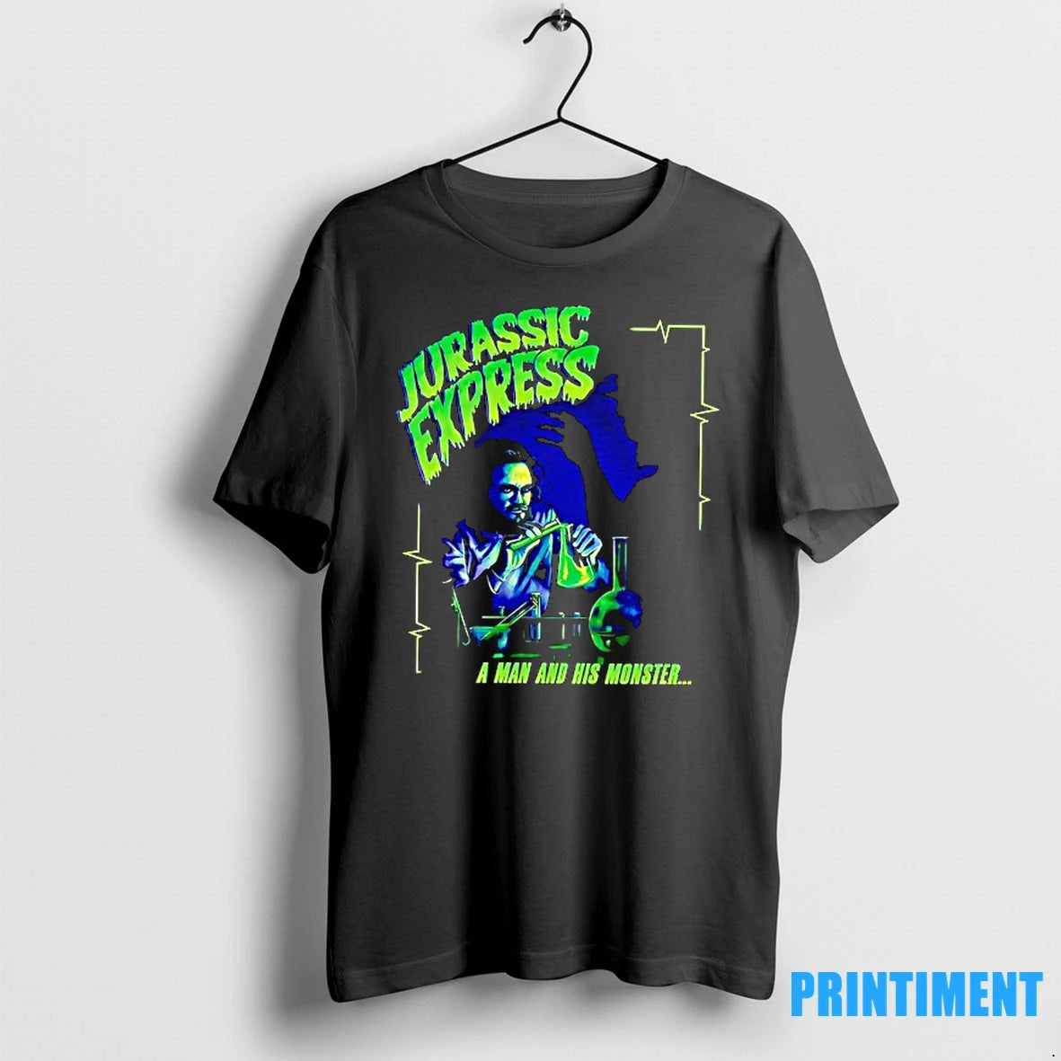 Frankenstein Jurassic Express A Man And His Monster Tshirts Sweater