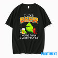 Grinch I Like Beer More Than I Like People Tshirts Sweater