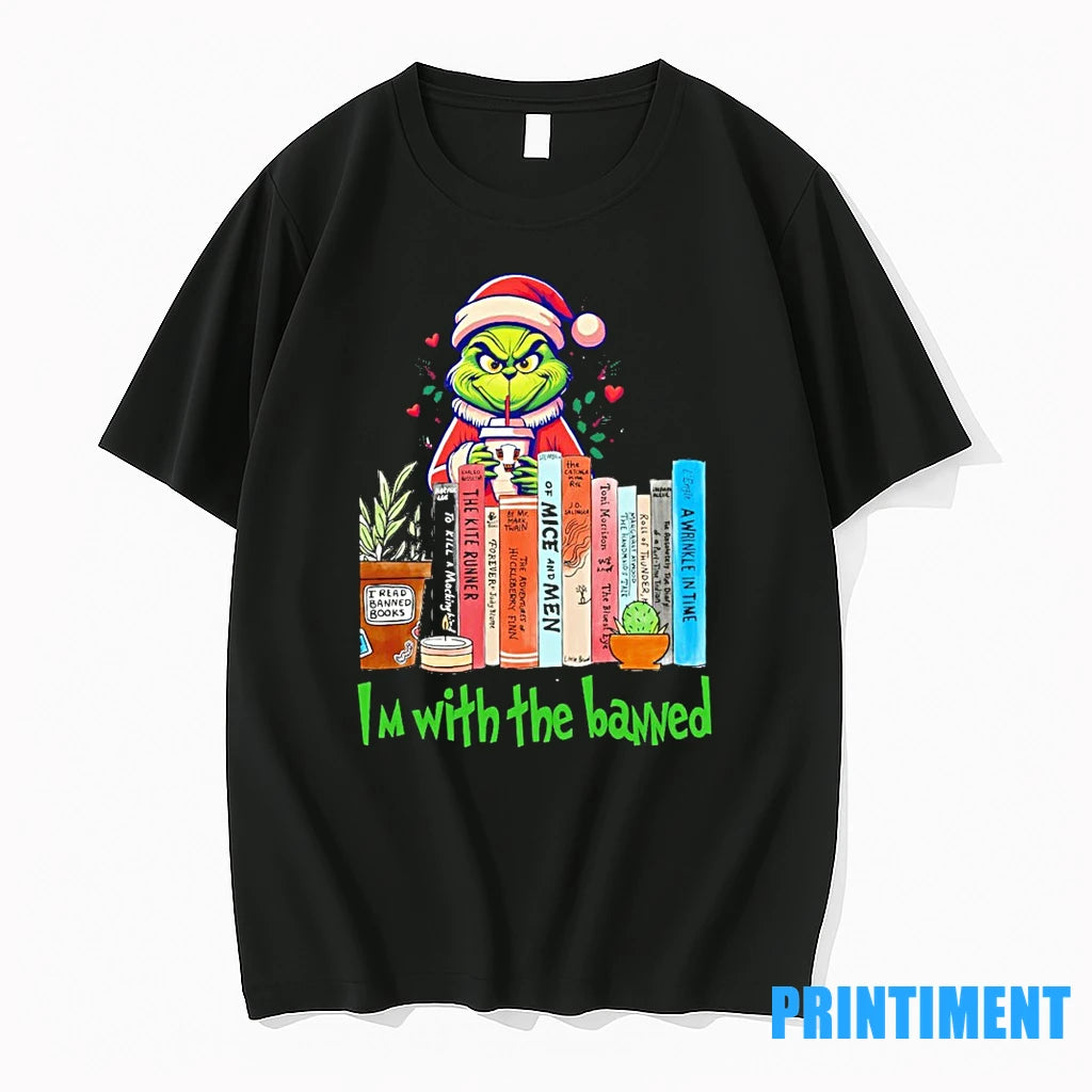 Grinch Im With The Banned Tshirts Sweater
