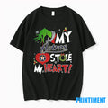 Grinch Hand My Houston Astros Stole My Heart Christmas Tshirts Sweater