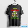Grinch I Work At Papa Johns Logo Its Fine Everything Is Fine Tshirts Sweater