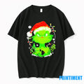 Grinch In The Gloom Santa Hat Christmas Tshirts Sweater