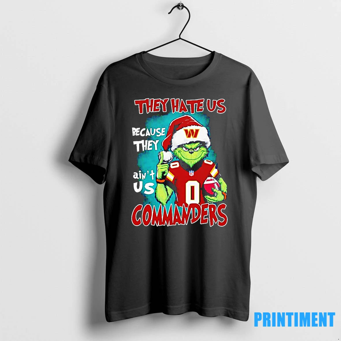Grinch They Hate Us Because They Aint Us Commanders Christmas Tshirts Sweater
