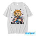 Horror Killer Character Halloween Six Seven Movie 2025 Tshirts Sweater