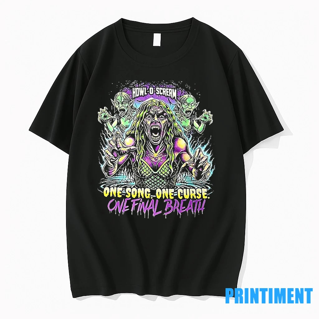 Howl O Scream One Song One Curse One Final Breath Halloween Tshirts Sweater
