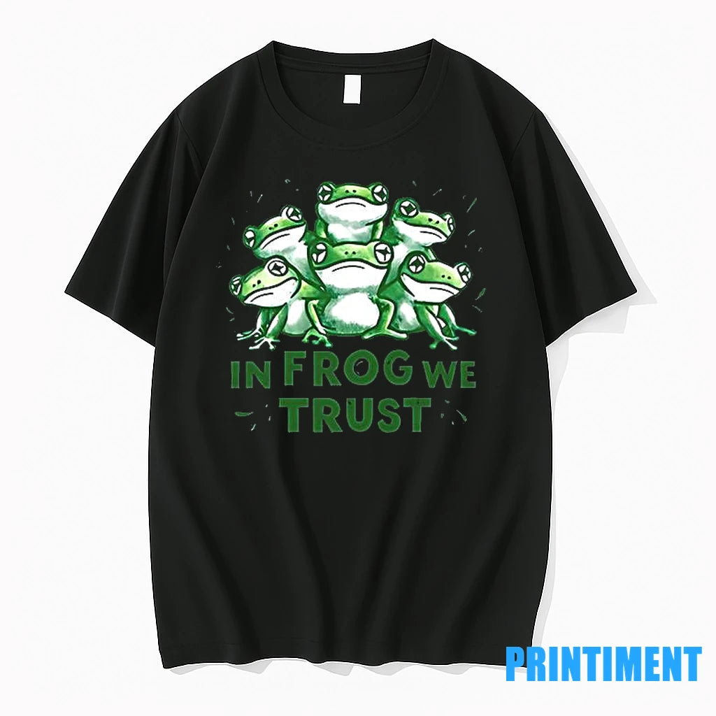 In Frog We Trust Cute Tshirts Sweater