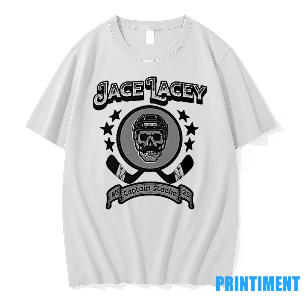 Jace Lacey Hockey Player Buckets Off Captain Stache 2025 Tshirts Sweater