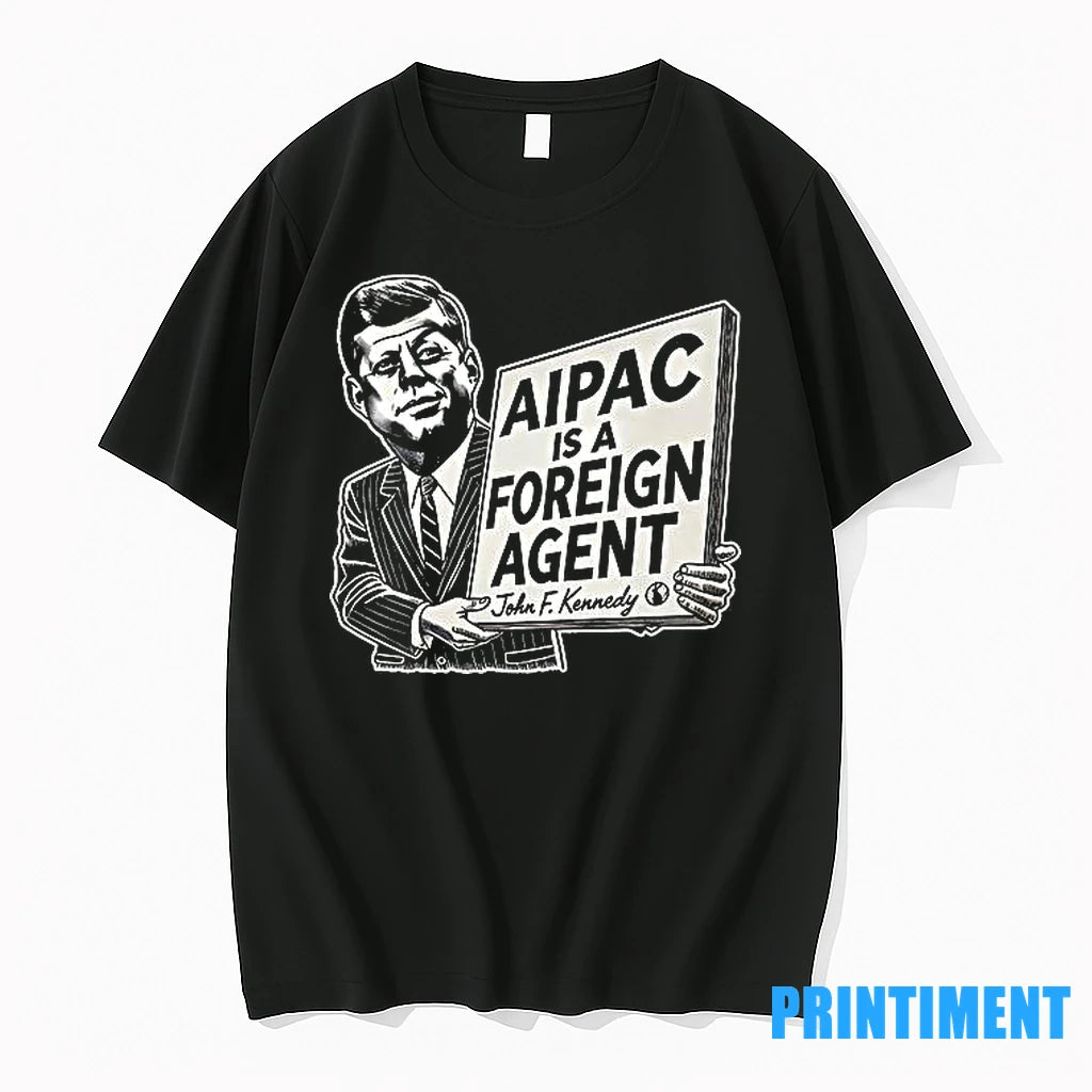 John F Kennedy Aipac Is A Foreign Agent Cartoon Tshirts Sweater