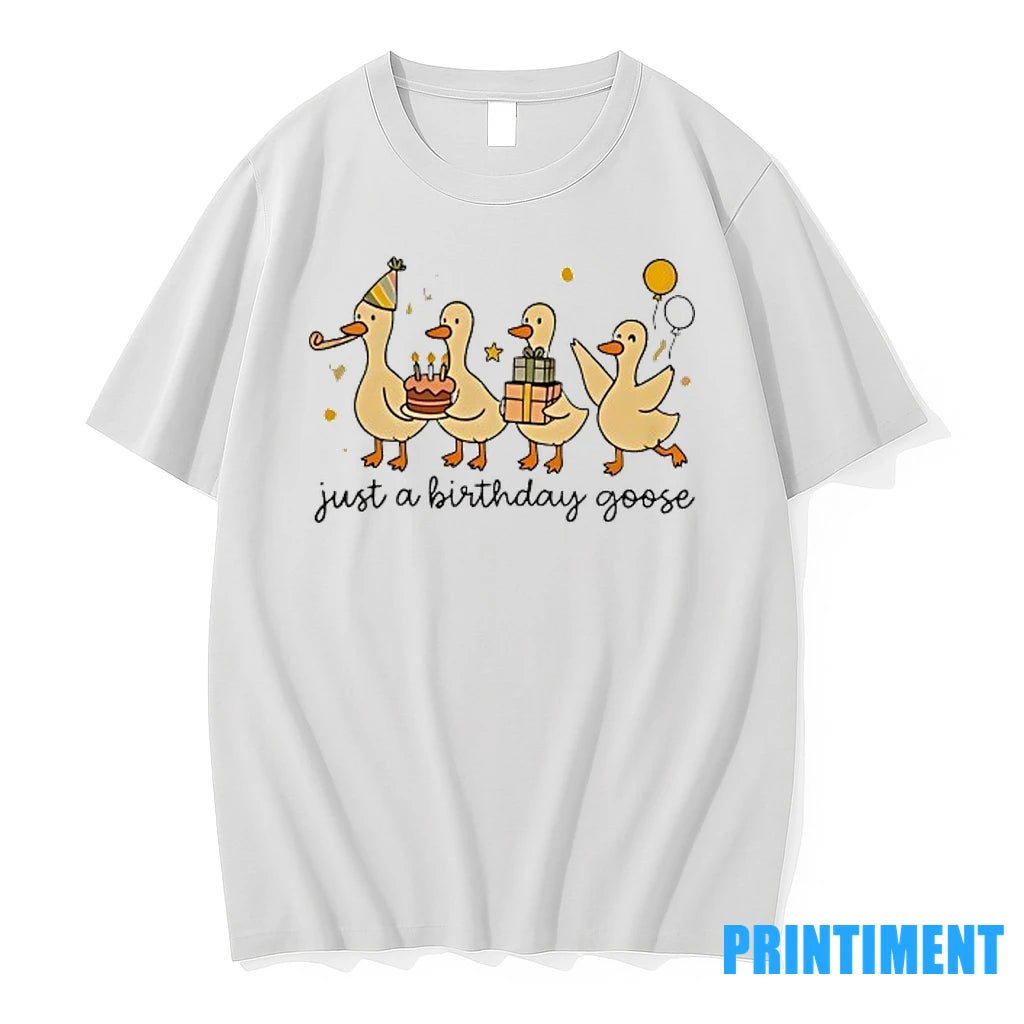 Just A Birthday Goose Tshirts Sweater