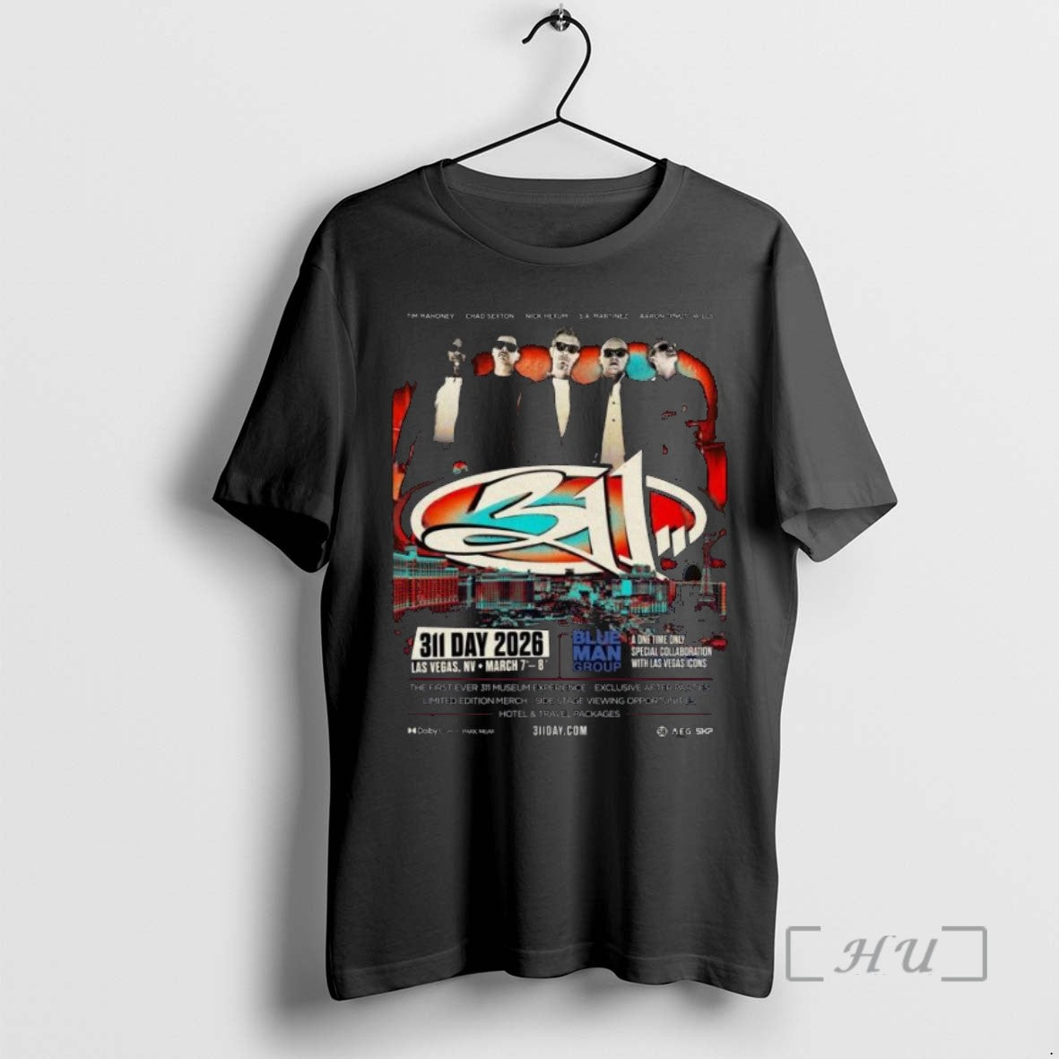 Limited Edition 311 Las Vegas Nv March 7 8 2026 Long Sleve Tee Shirt Sweater