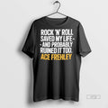 Limited Edition Ace Frehley Rock N Roll Saved My Life Tee Shirt Sweater