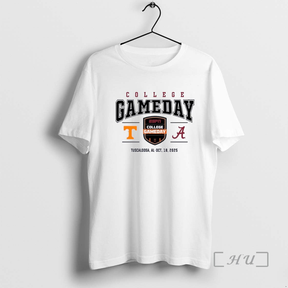 Limited Edition Alabama Vs Tennessee 2025 College Gameday Tuscaloosa Al Tee Shirt Sweater