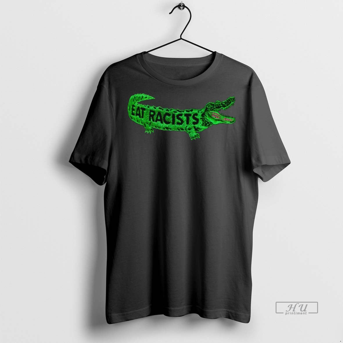 Limited Edition Alligator Eat Racists Tee Shirt Sweater