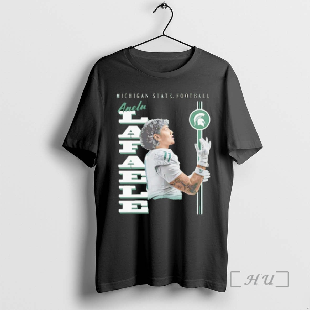 Limited Edition Anelu Lafaele Michigan State Spartans Portrait Tee Shirt Sweater