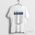Limited Edition Back To Badlands 2025 Decade Tour Schedule Tee Shirt Sweater