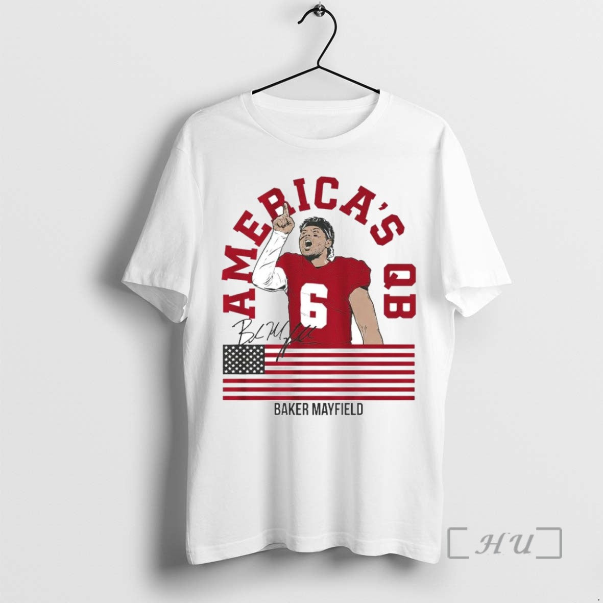 Limited Edition Baker Mayfield Americas Qb Signature Tee Shirt Sweater