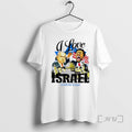 Limited Edition Benjamin Netanyahu And Kendrick Lamar I Love Israel Tee Shirt Sweater
