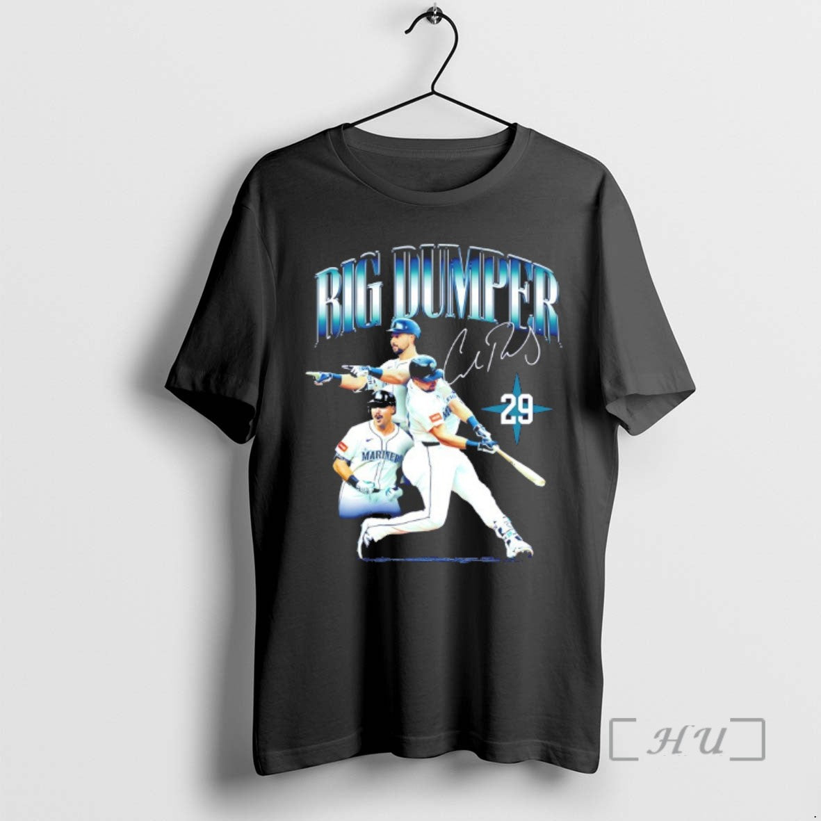 Limited Edition Big Dumper Cal Raleigh Seattle Mariners Tee Shirt Sweater