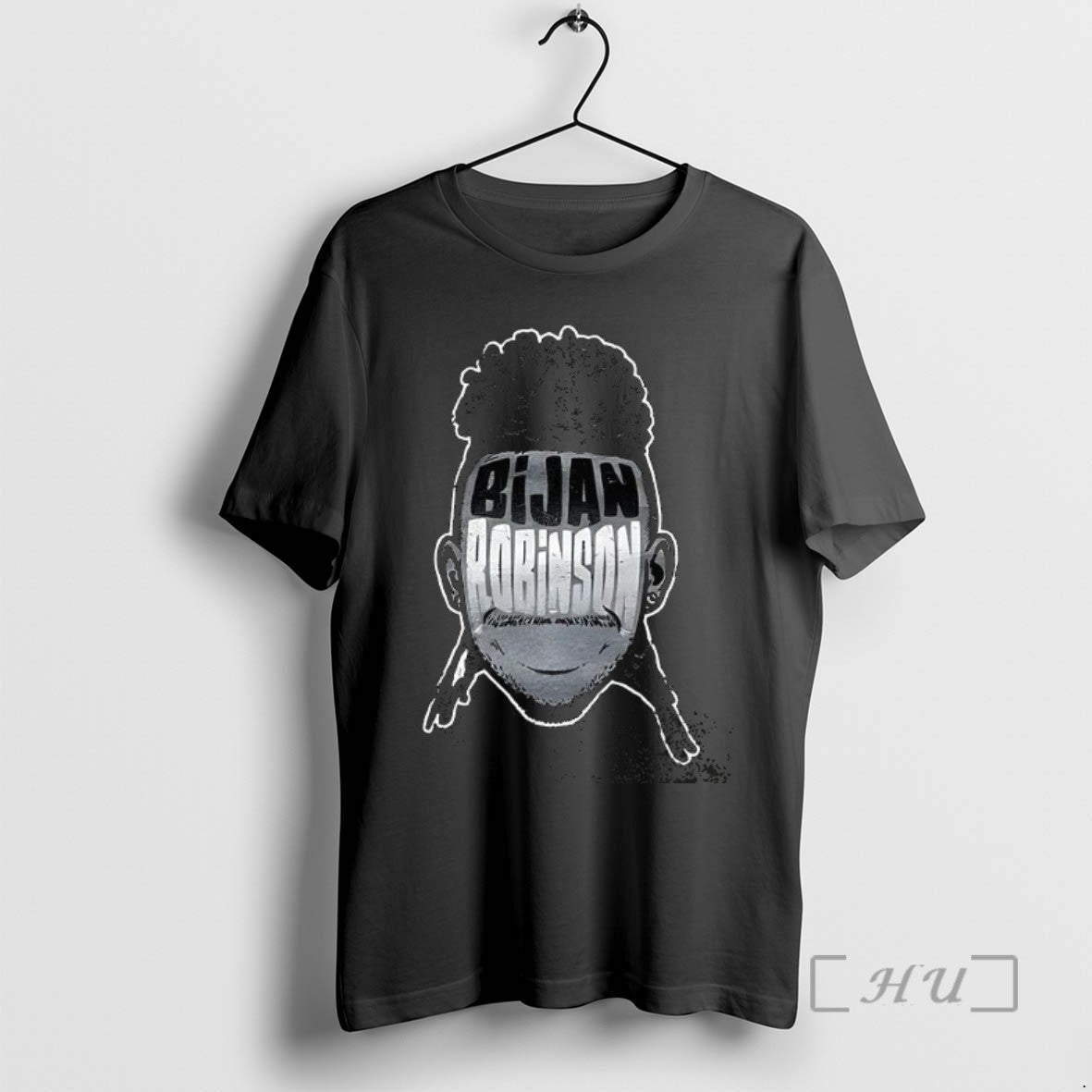 Limited Edition Bijan Robinson Atlanta Falcons Football Big Head Silhouette Player Tee Shirt Sweater