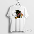 Limited Edition Blackhawks Hockey Mask Logo Tee Shirt Sweater