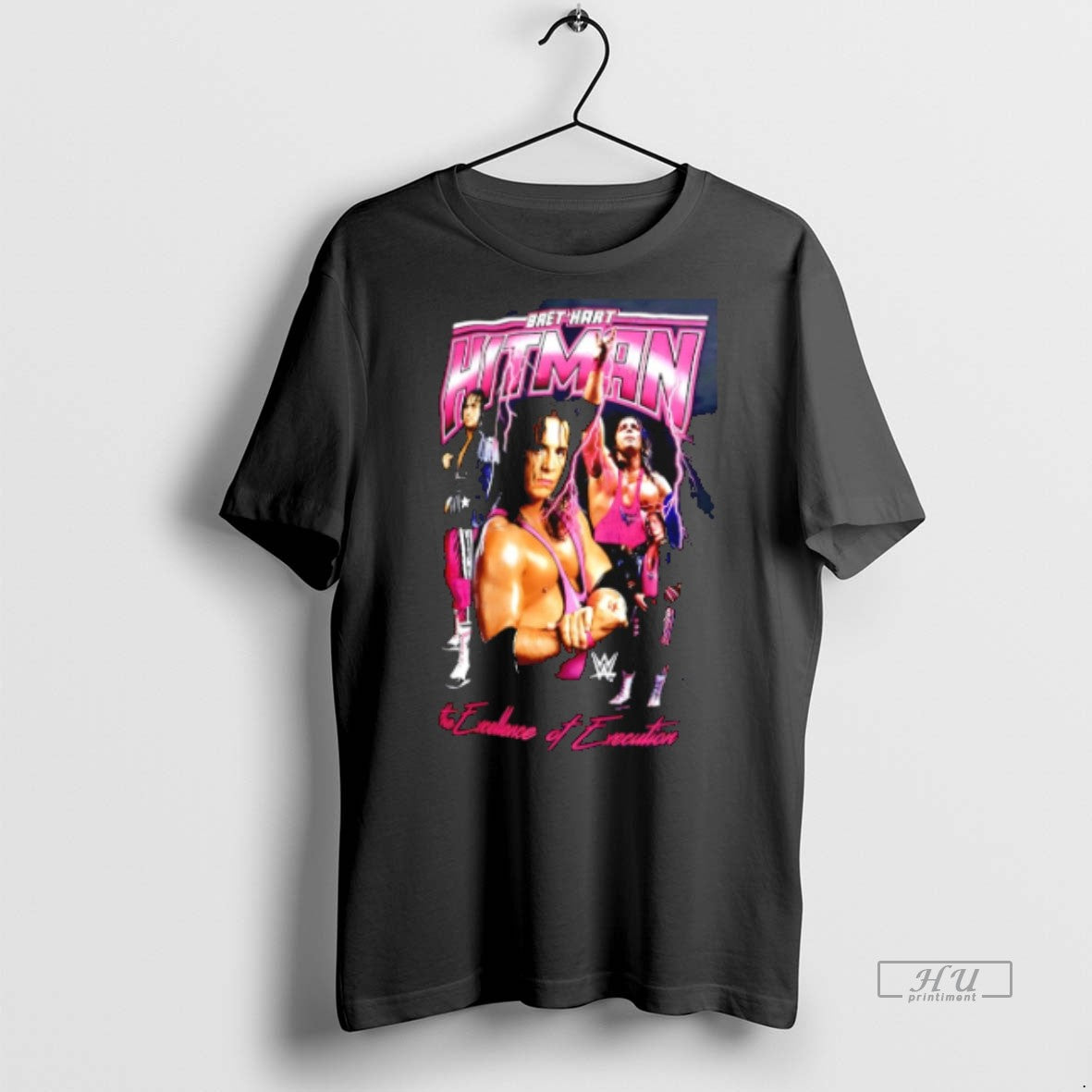 Limited Edition Bret Hart Excellence Hitman The Excellence Of Execution Tee Shirt Sweater