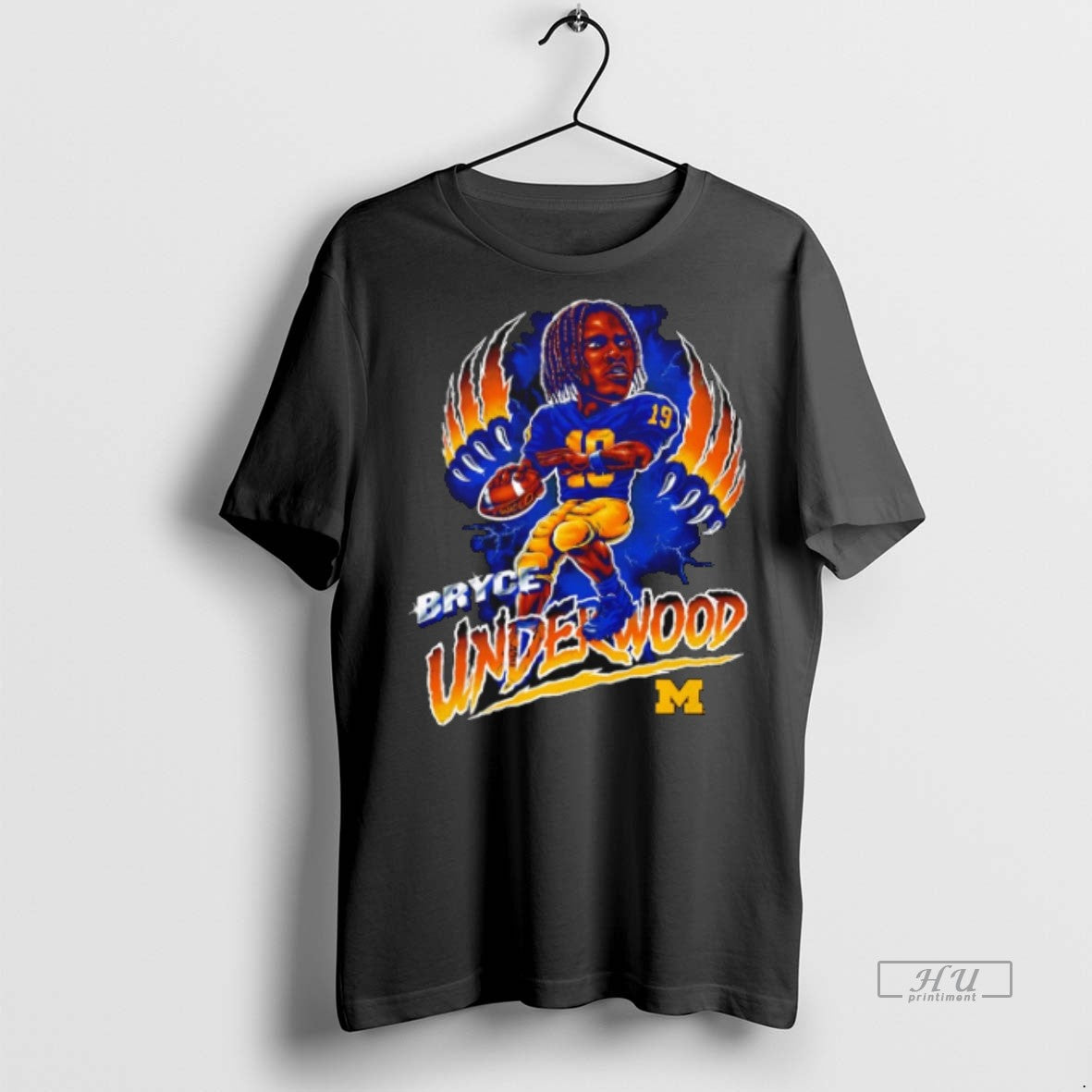 Limited Edition Bryce Underwood Michigan Wolverines Underwood Cartoon Tee Shirt Sweater
