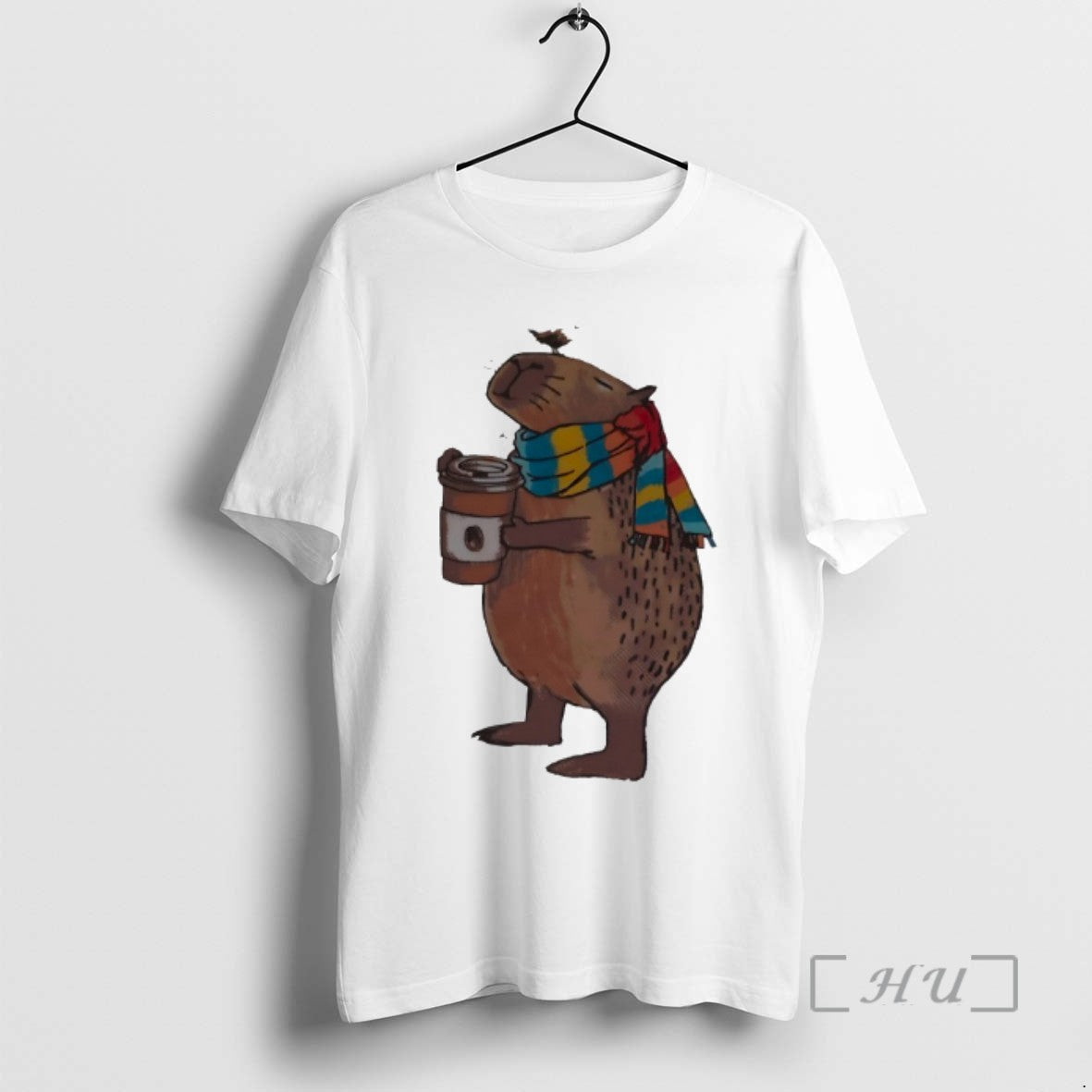 Limited Edition Capybara Drink Coffee Tee Shirt Sweater