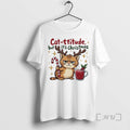 Limited Edition Cat Titude Christmas Cat Grumpy Cattitude Meme Tee Shirt Sweater