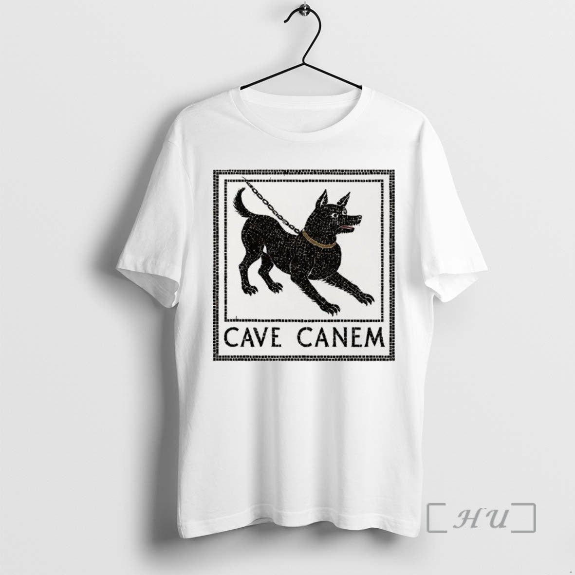 Limited Edition Cave Canem Pompeii Beware Of Dog Mosaic Art Ancien Tee Shirt Sweater