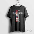 Limited Edition Charlie Kirk This Is The Turning Point Cross Christian Usa Flag