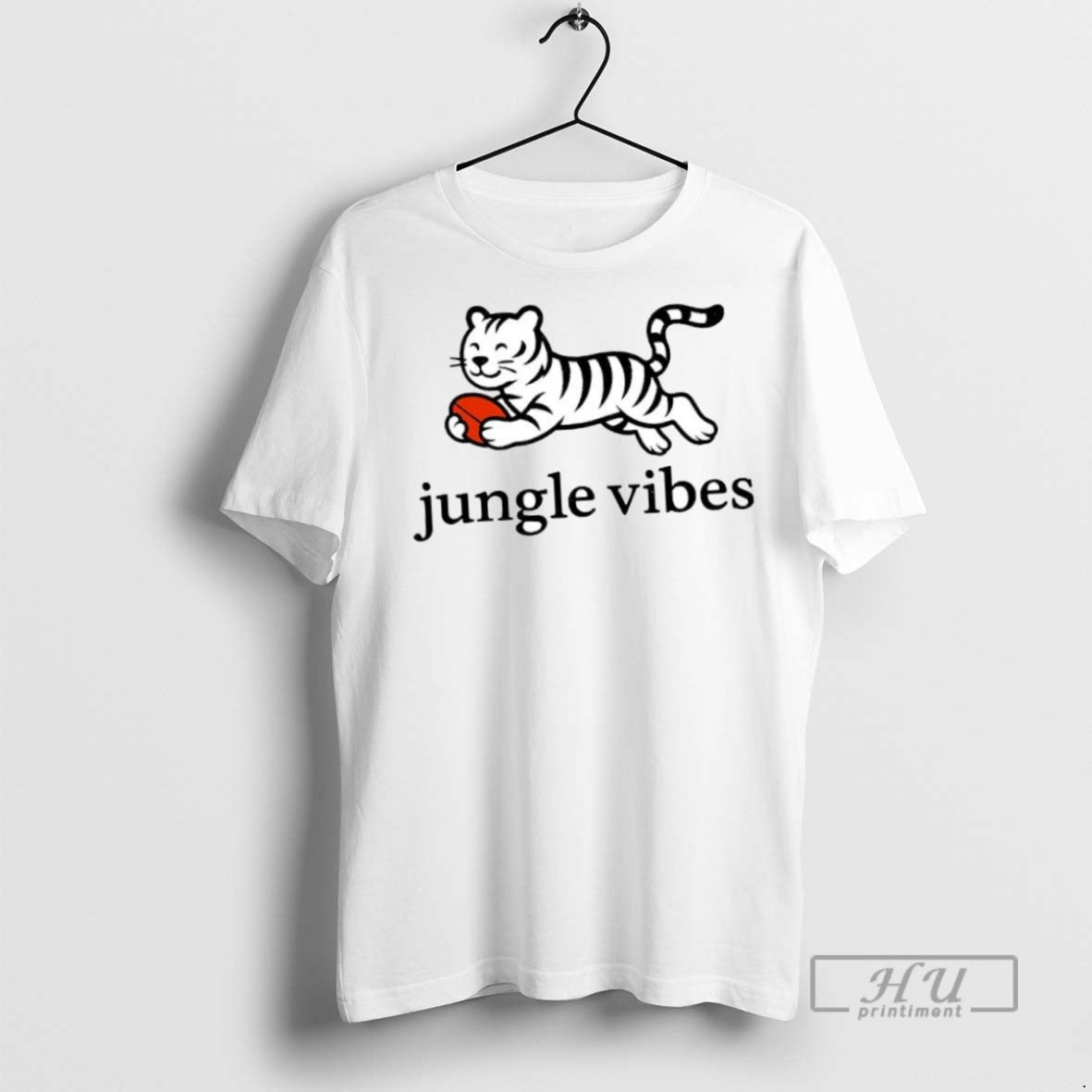 Limited Edition Cincinnati Cyclones Jungle Vibes Run Wild White Tiger Ornaments Graphic Tee Shirt