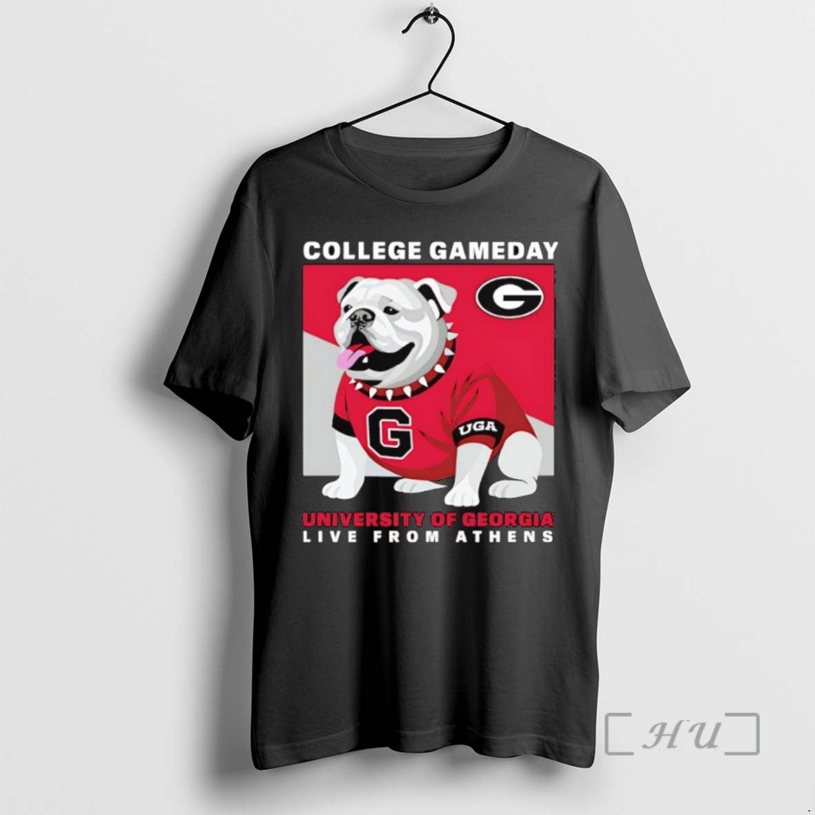 Limited Edition College Gameday Georgia Mascot University Live From Athens Tee Shirt Sweater