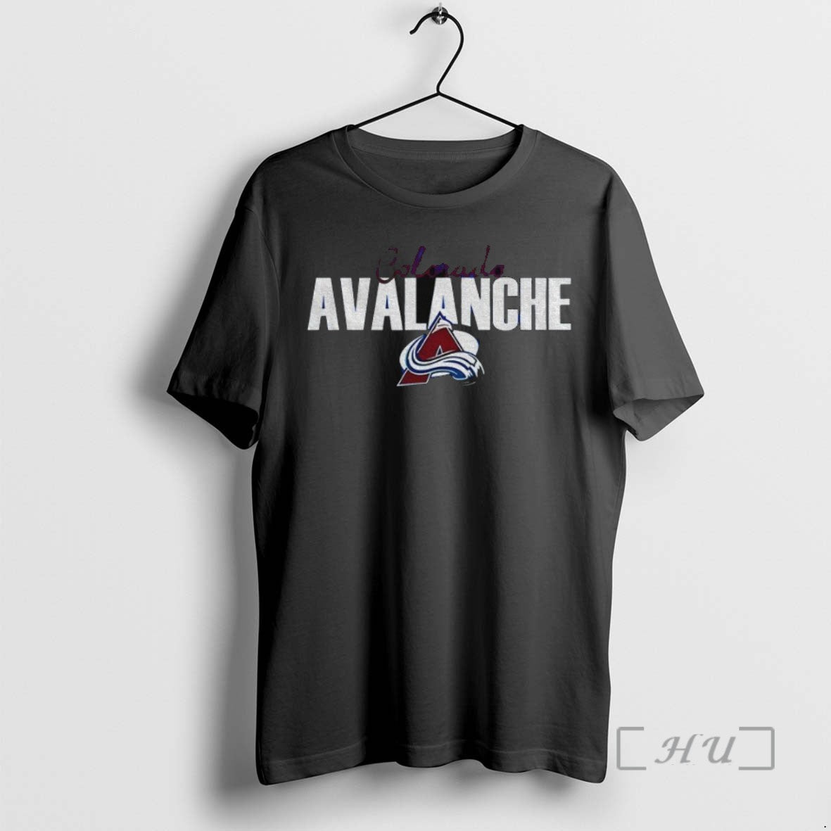 Limited Edition Colorado Avalanche Logo 1500th Anniversary Burnzie Commemorative Tee Shirt Sweater