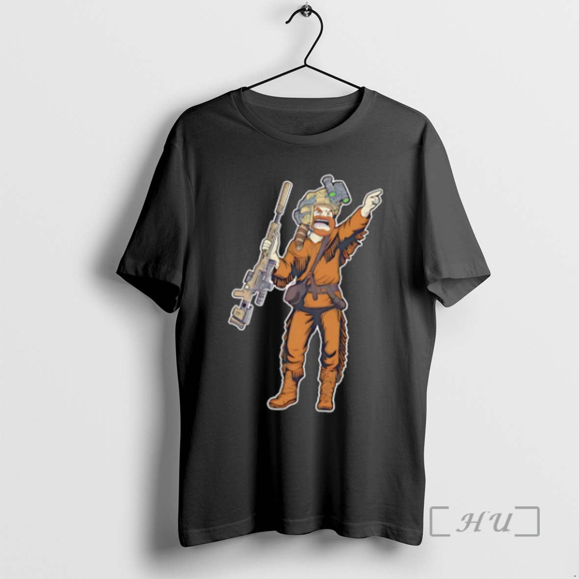 Limited Edition Davy Crockett Mountaineer Cartoon Tee Shirt Sweater