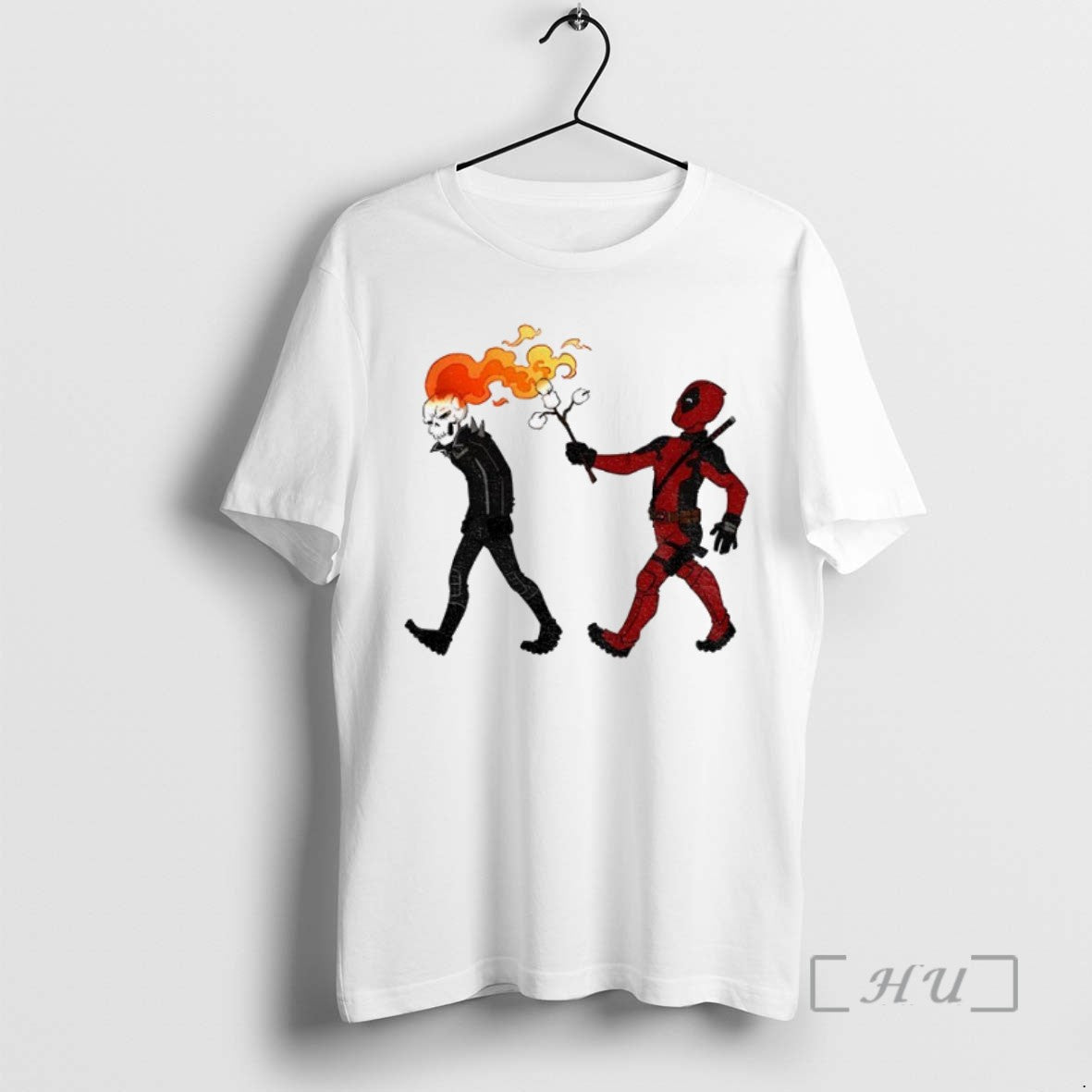 Limited Edition Deadpool Wade Winston Wilson Skeleton Cartoon Tee Shirt Sweater