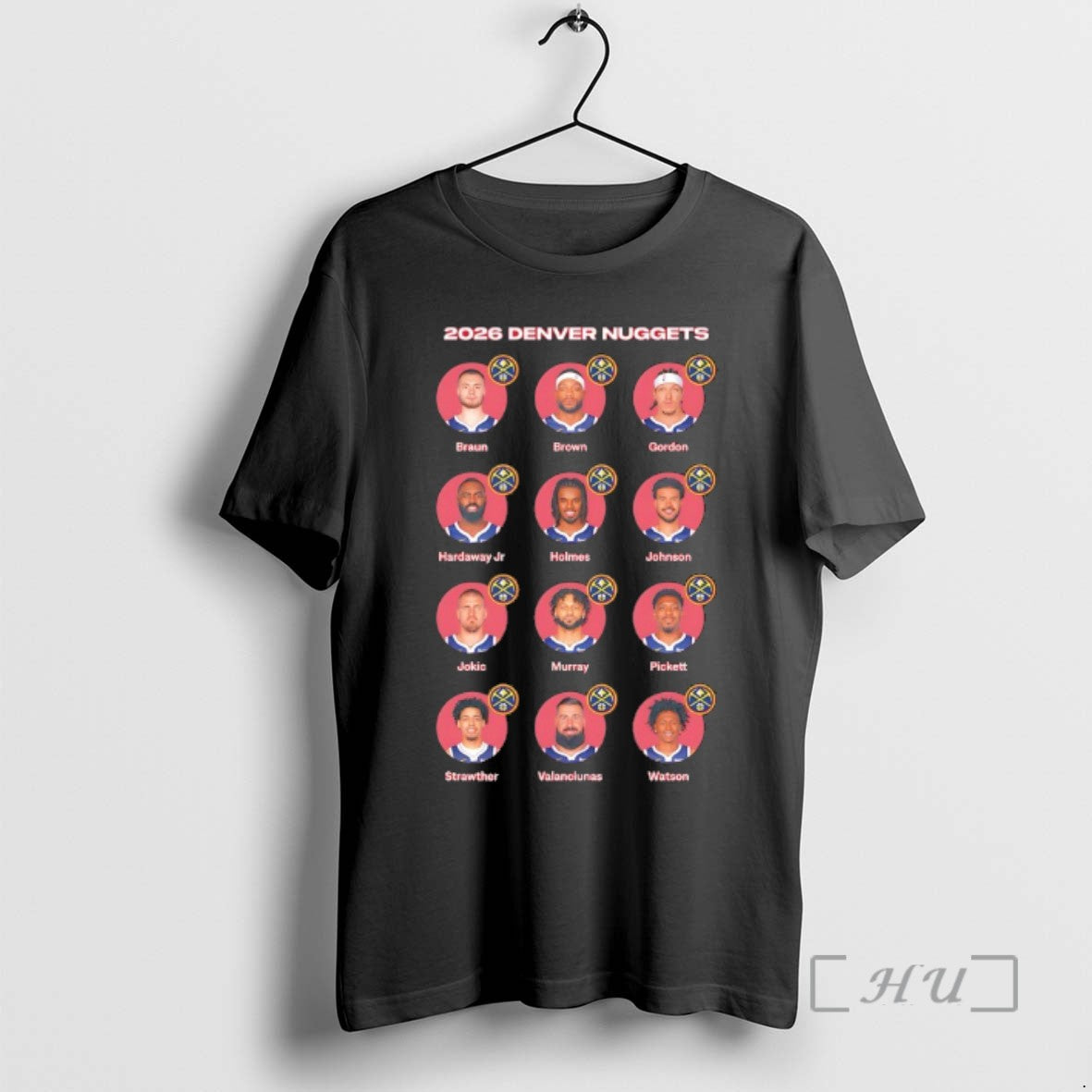 Limited Edition Denver Nuggets 2026 Roster Tee Shirt Sweater