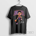 Limited Edition Devin Booker Phoenix Suns Nba Signature Cartoon Graphic Tee Shirt Sweatshirt Hoodies