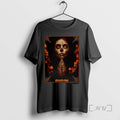 Limited Edition Dia De Los Muertos Calavera Catrina Style Marigold Flower Halloween Tee Shirt Sweater