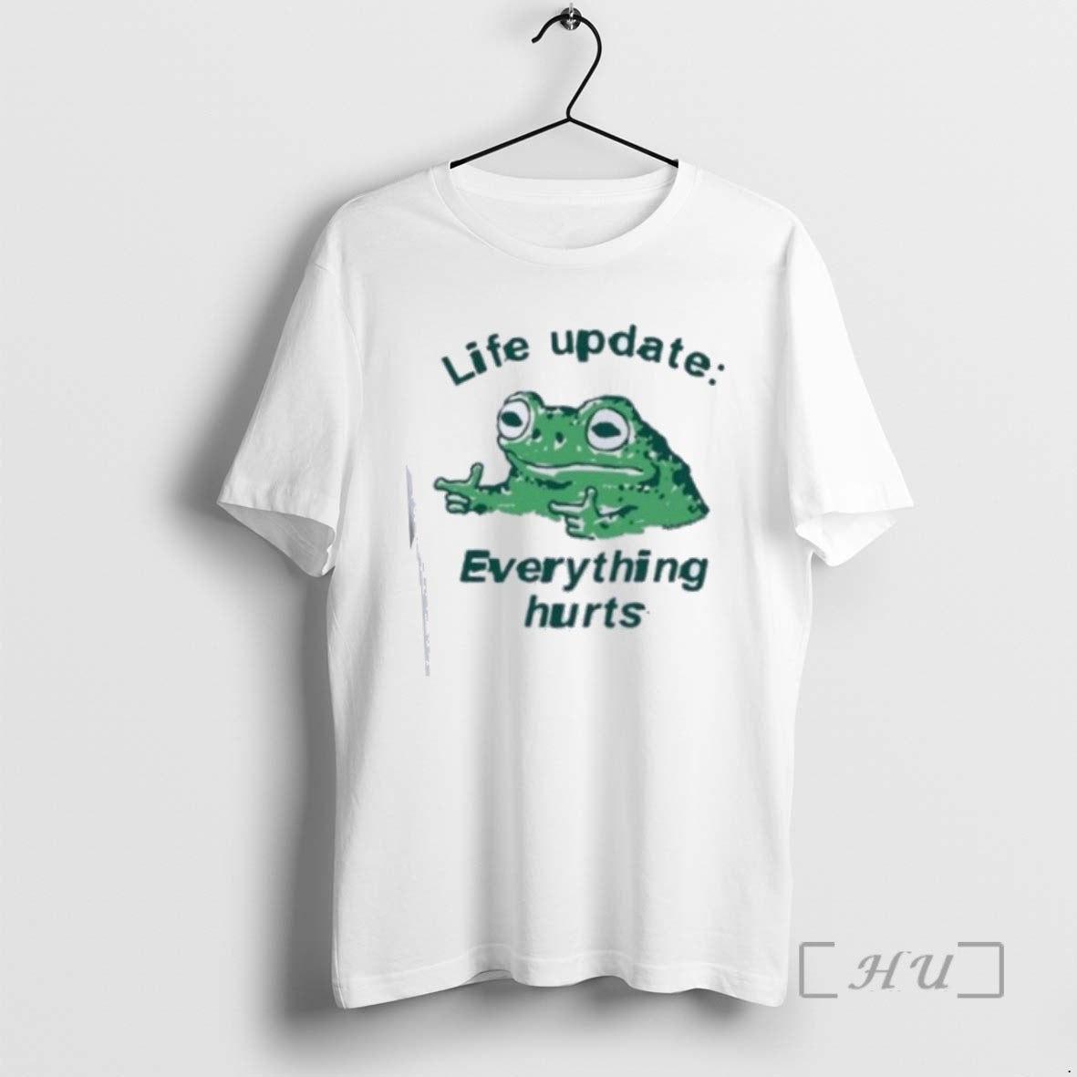 Limited Edition Frog Life Update Everything Hurts Tee Shirt Sweater