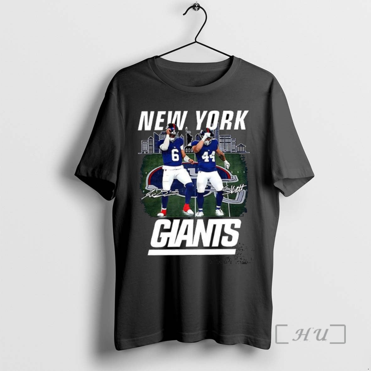 Limited Edition Giants Jaxson Dart Cam Skattebo Skattebros Signature Tee Shirt Sweater