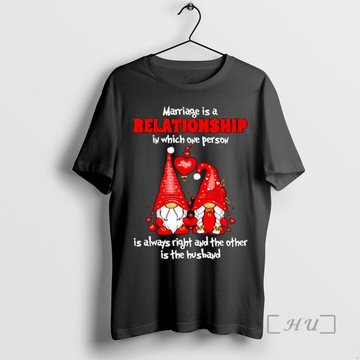 Limited Edition Gnome Marriage Is A Relationship In Which One Person Tee Shirt Sweater
